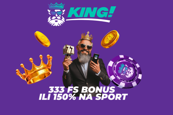 King бонус добродошлице